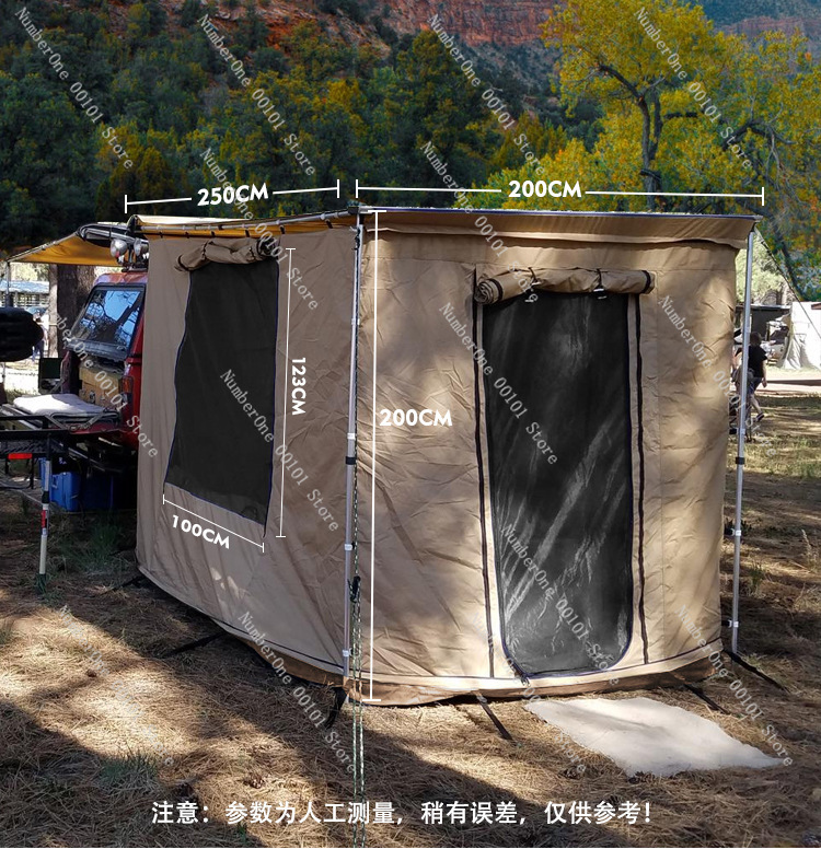 Outdoor Camping Canopy - Car Awning Side Tent, Outdoor Camping