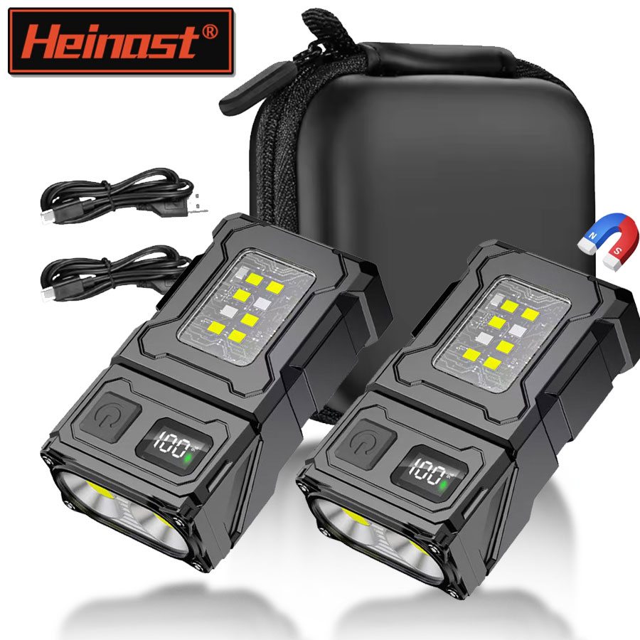 Outdoor Camping Lantern - Mini Portable LED COB Flashlight Head