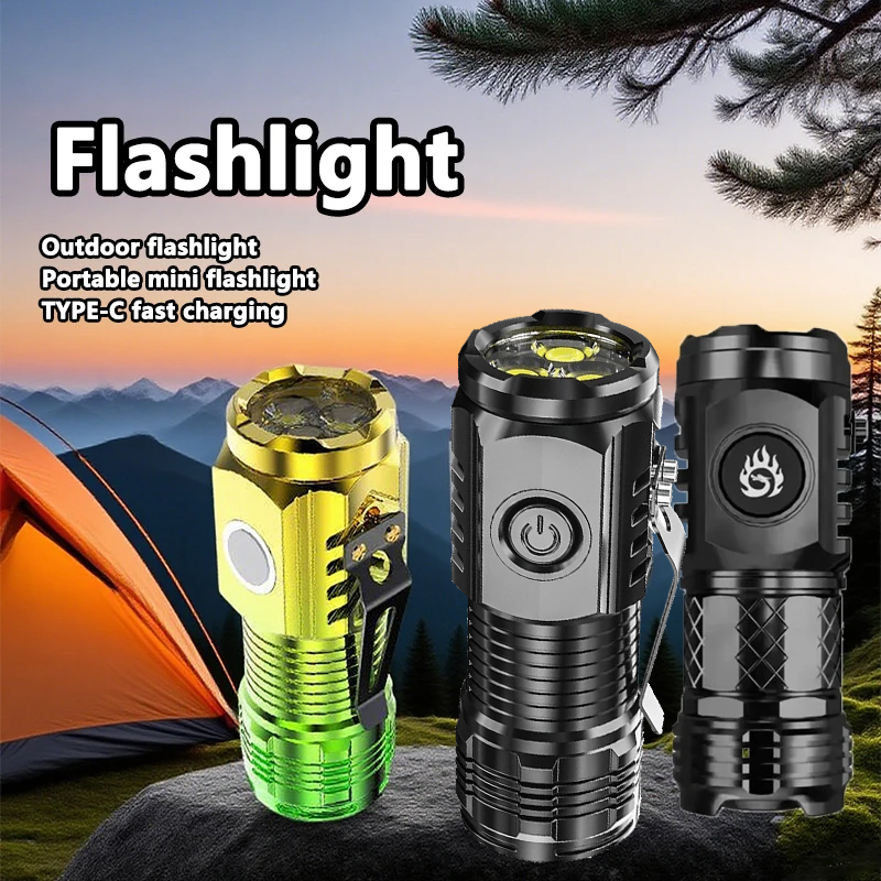 Outdoor Camping Lantern - Super Bright MINI LED Flashlight Torch