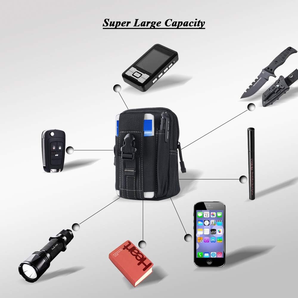 Tactical Molle Belt Pouch Mili - đánh giá và giá Outdoor Camping Gear