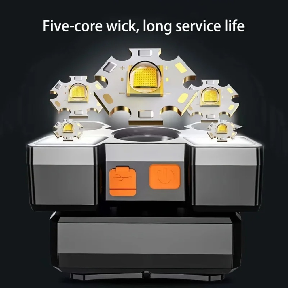 5*LED High Power Headlamp Supe - đánh giá và giá Outdoor Camping Adventure Lamp