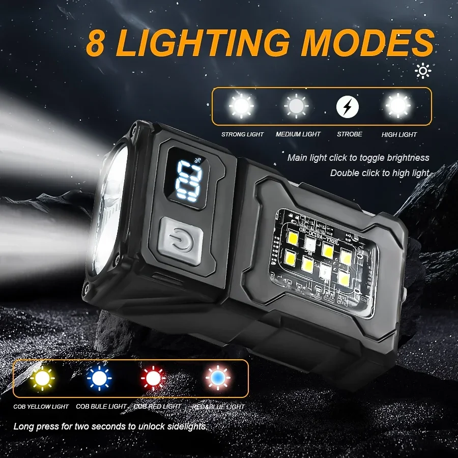 Mini Portable LED COB Flashlig - đánh giá và giá Outdoor Camping Lantern