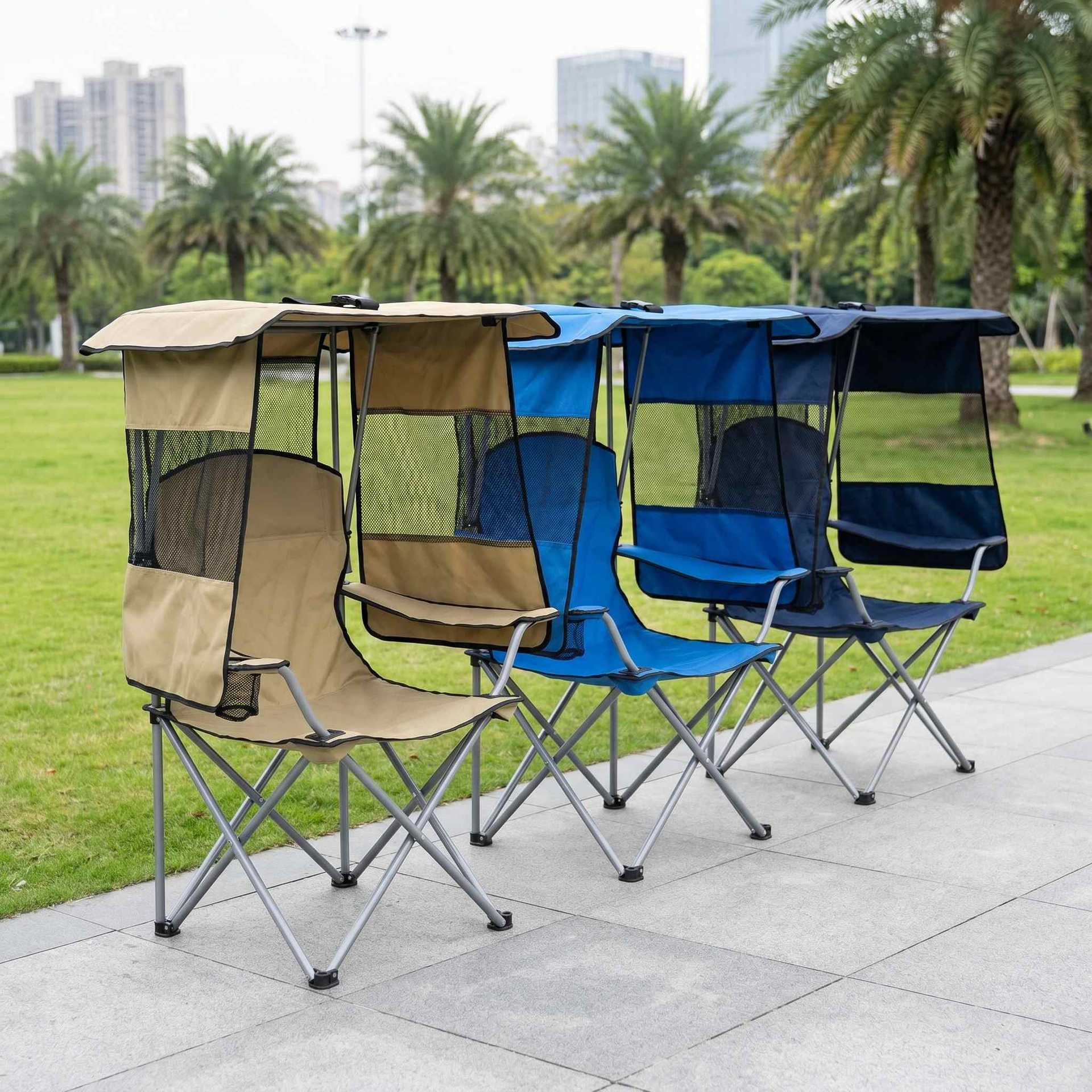 Outdoor folding chair, fishing - đánh giá và giá Outdoor Camping Canopy