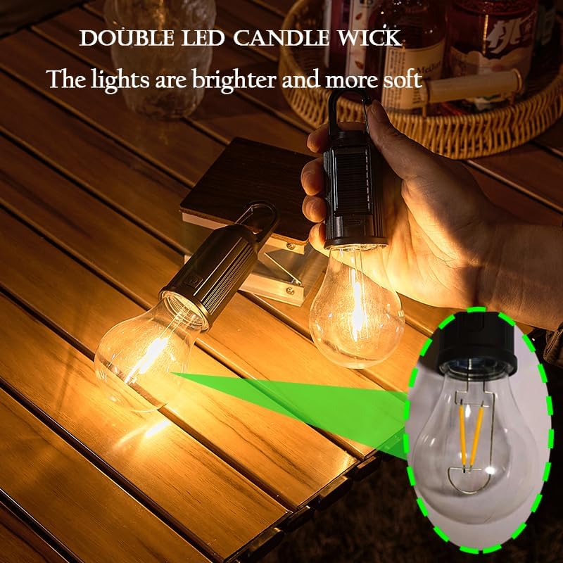 Solar LED Camping Lights Type- - đánh giá và giá Outdoor Camping Adventure Lamp