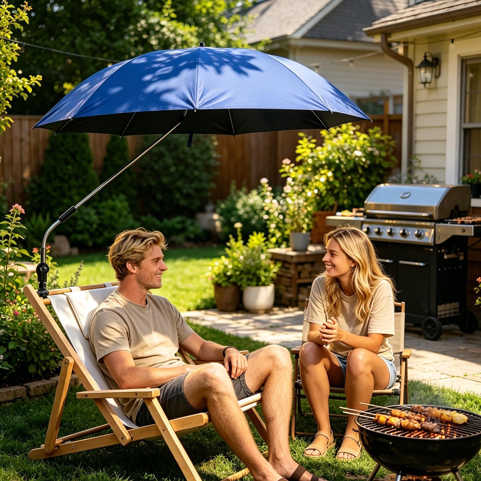 360 Adjustable Beach sun umbre - đánh giá và giá Outdoor Camping Canopy