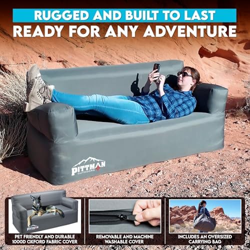 Pittman - Inflatable Couch wit - đánh giá và giá Outdoor Indoor Camping
