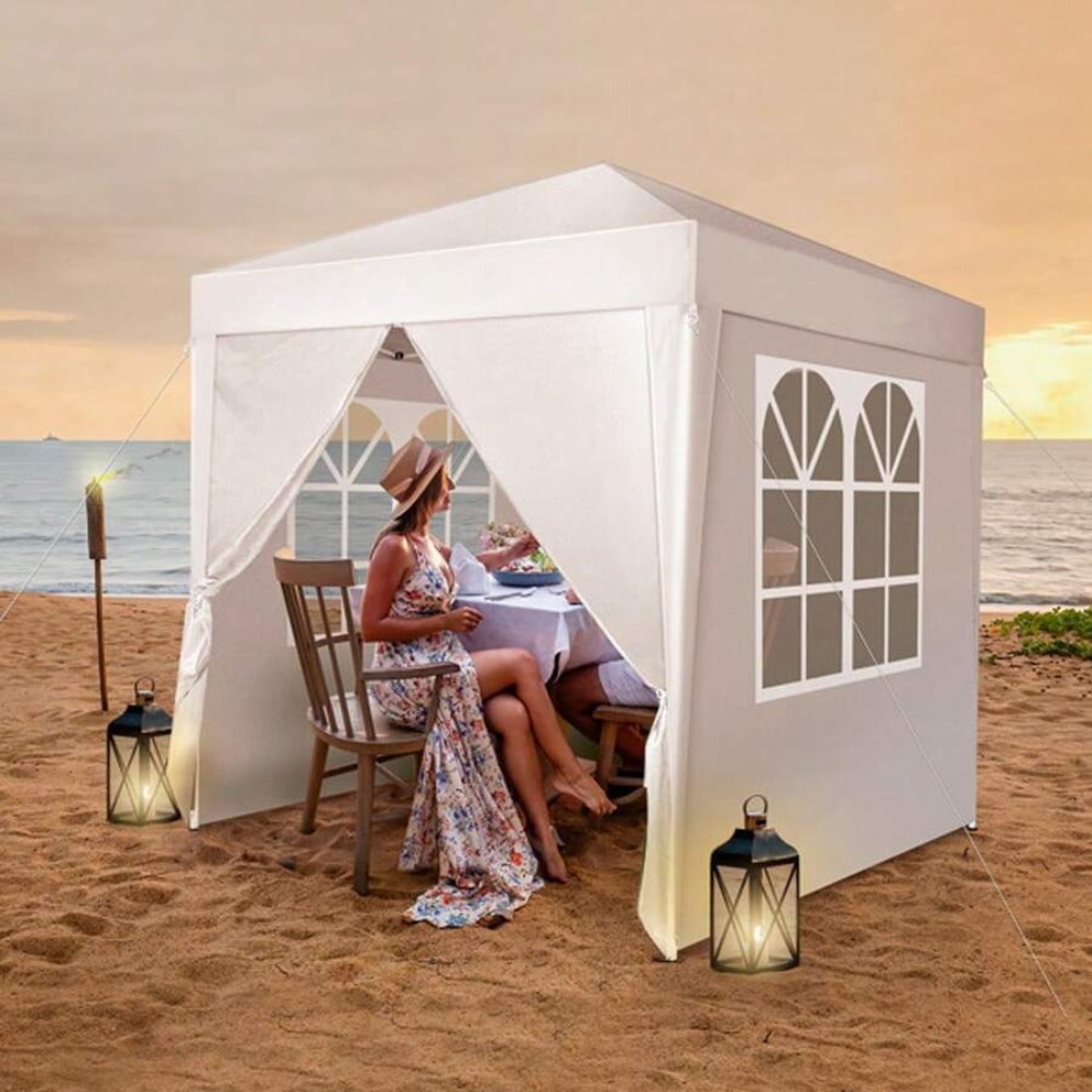 6.5x6.5 ft Pop Up Canopy Tent  - đánh giá và giá Outdoor Camping Canopy
