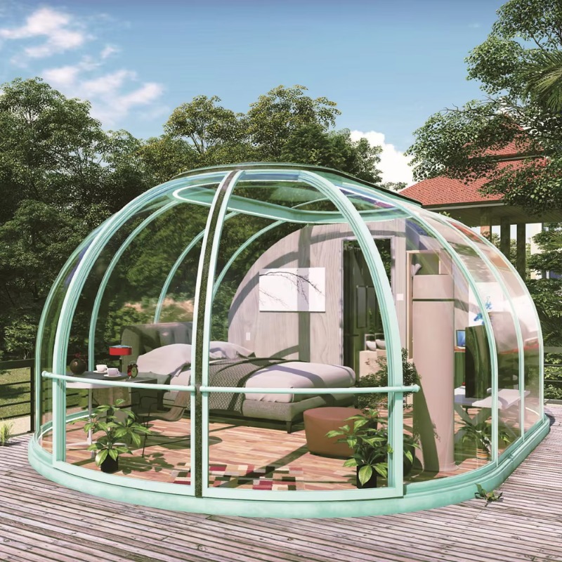 Transparent Polycarbonate Dome - đánh giá và giá Outdoor Camping Venues