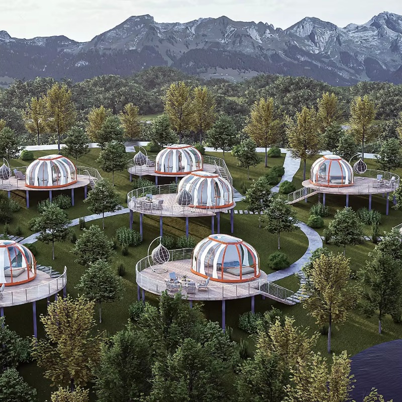 Transparent Polycarbonate Dome - đánh giá và giá Outdoor Camping Venues