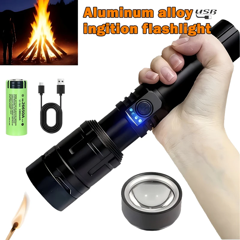 Ultra Powerful Flashlight Conc - đánh giá và giá Outdoor Camping Adventure Lamp