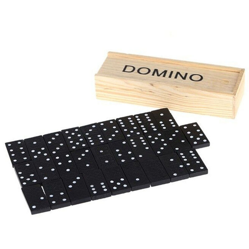28pcs/Set Wooden Domino Board  - đánh giá và giá Outdoor Camping Outfit