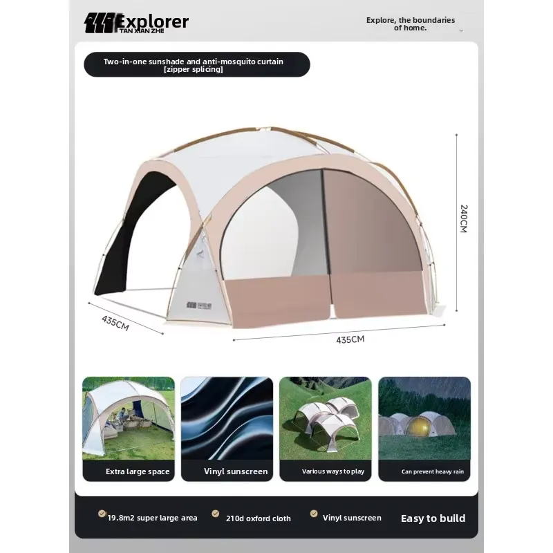 Explorer Black Vinyl Dome Tent - đánh giá và giá Outdoor Camping Gear