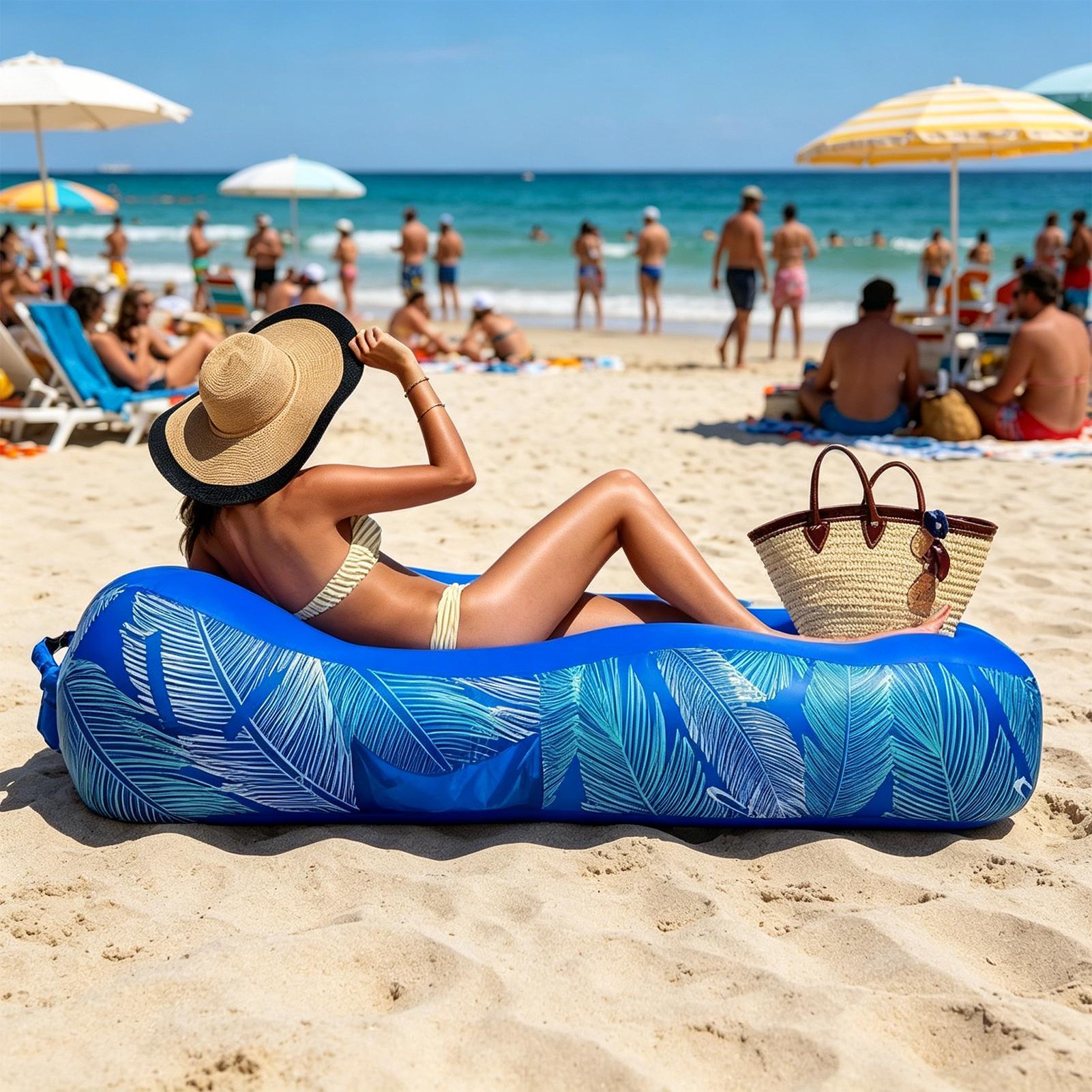 Inflatable Lounger with Sunsha - đánh giá và giá Outdoor Camping Canopy
