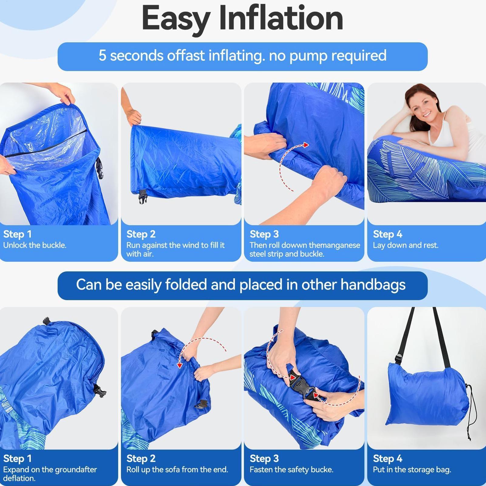 Inflatable Lounger with Sunsha - đánh giá và giá Outdoor Camping Canopy