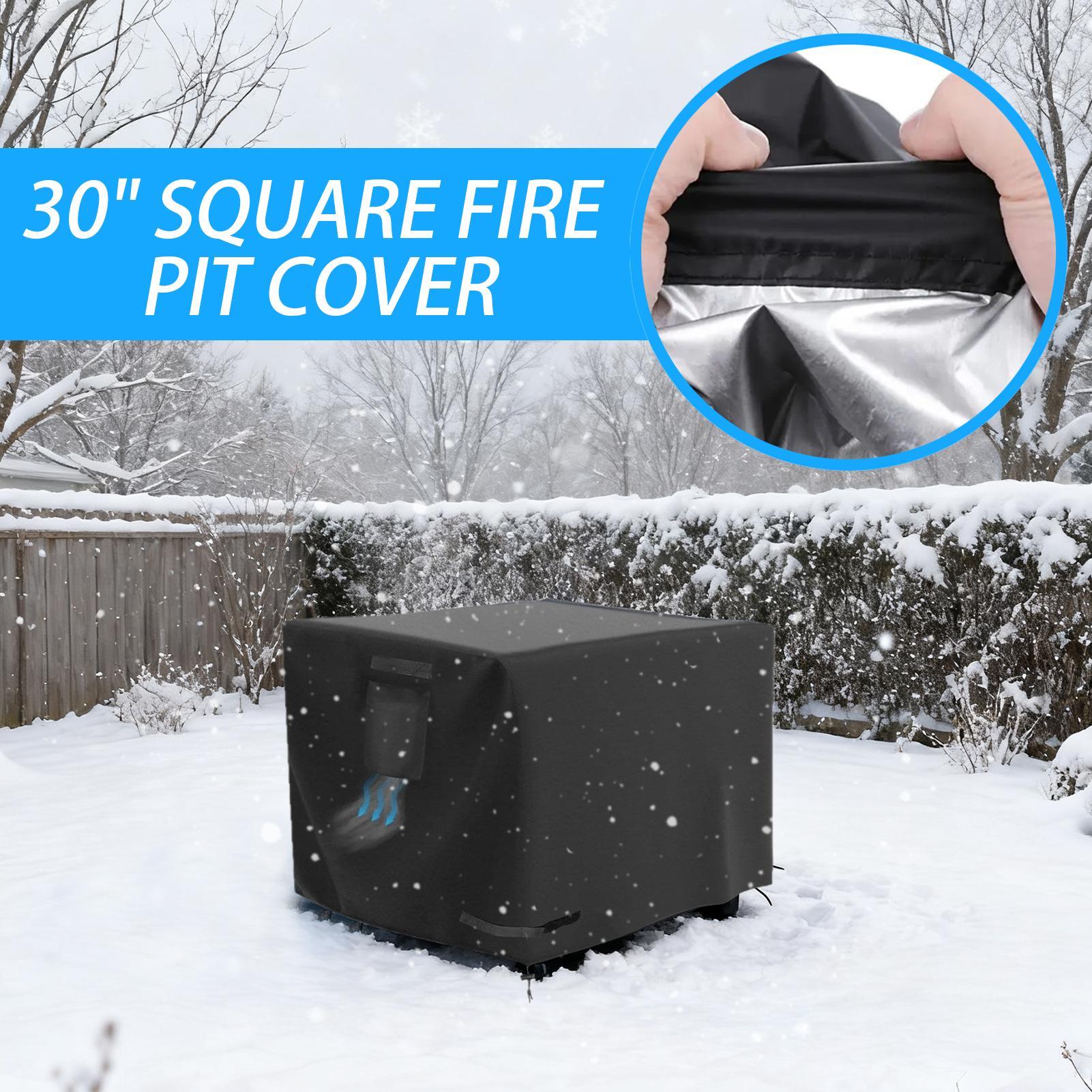 Fire Pit Cover Square 30 Inch  - đánh giá và giá Outdoor Indoor Camping