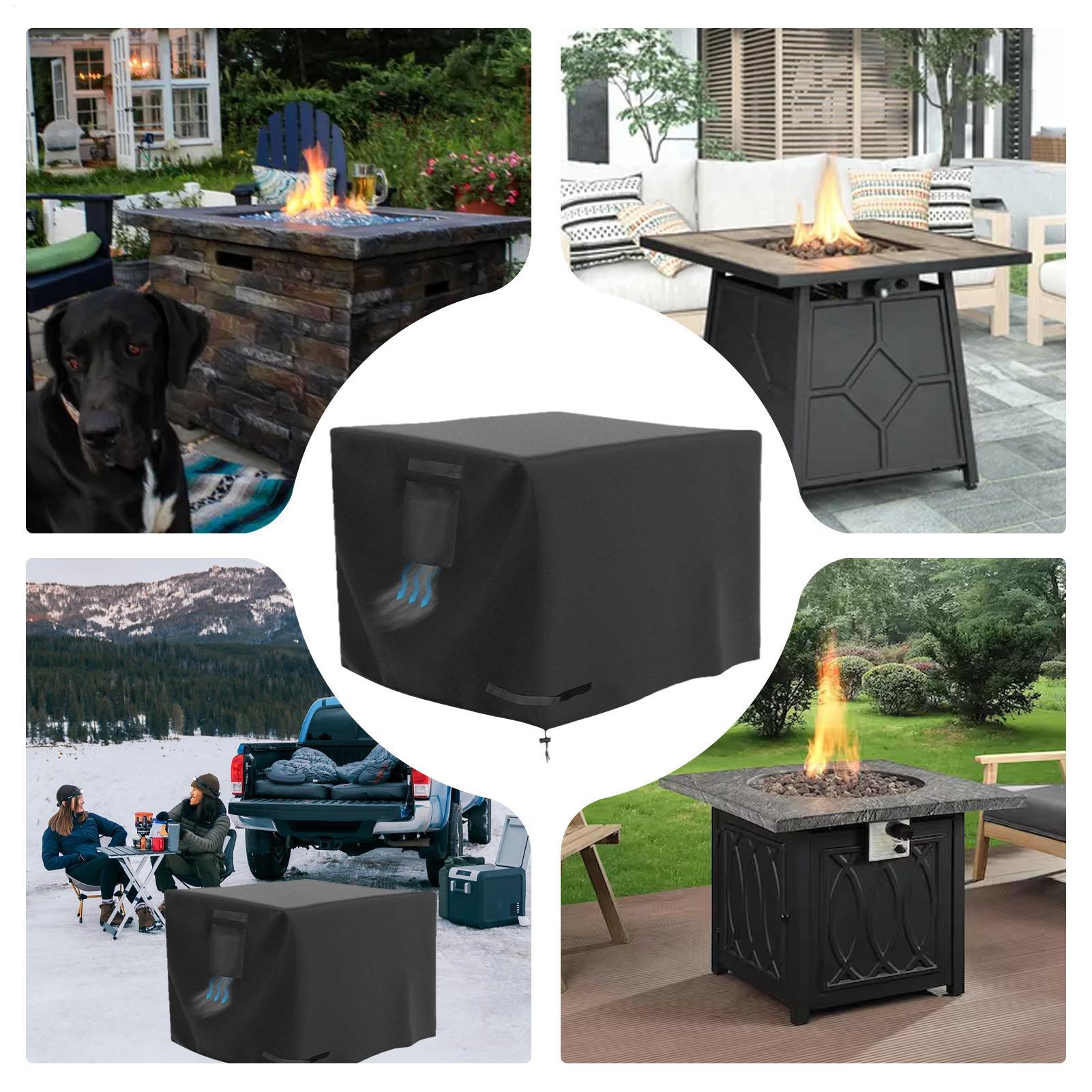 Fire Pit Cover Square 30 Inch  - đánh giá và giá Outdoor Indoor Camping
