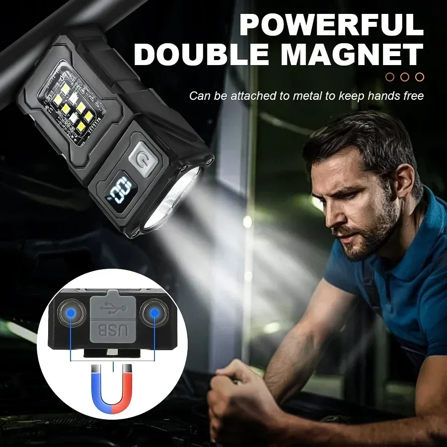 Mini USB Recharge LED Flashlig - đánh giá và giá Outdoor Camping Lantern