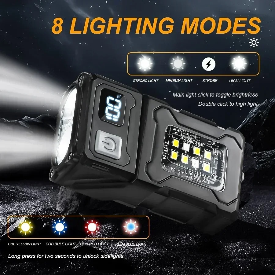 Mini USB Recharge LED Flashlig - đánh giá và giá Outdoor Camping Lantern