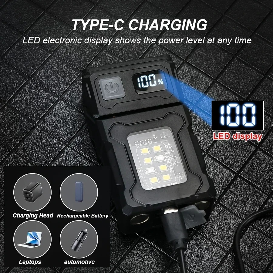 Mini USB Recharge LED Flashlig - đánh giá và giá Outdoor Camping Lantern