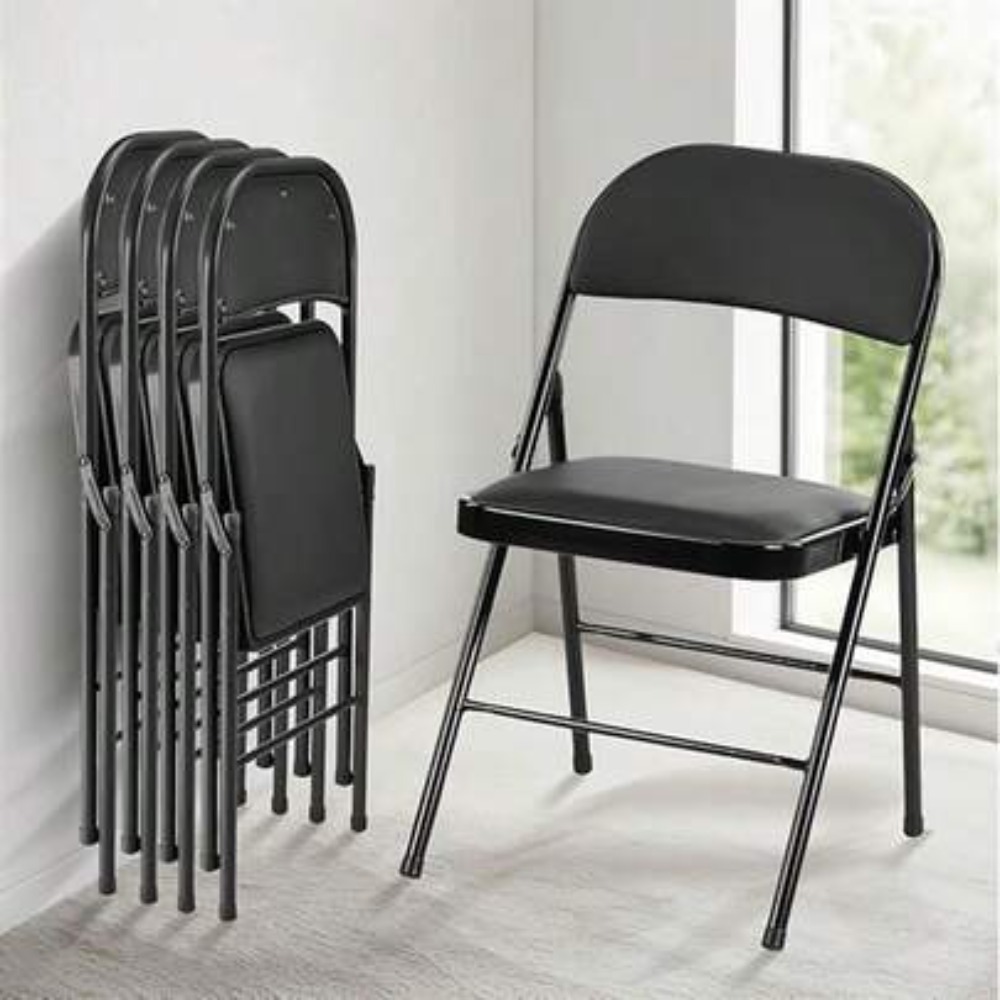 Folding Chair 4 Pack Leather P - đánh giá và giá Outdoor Indoor Camping