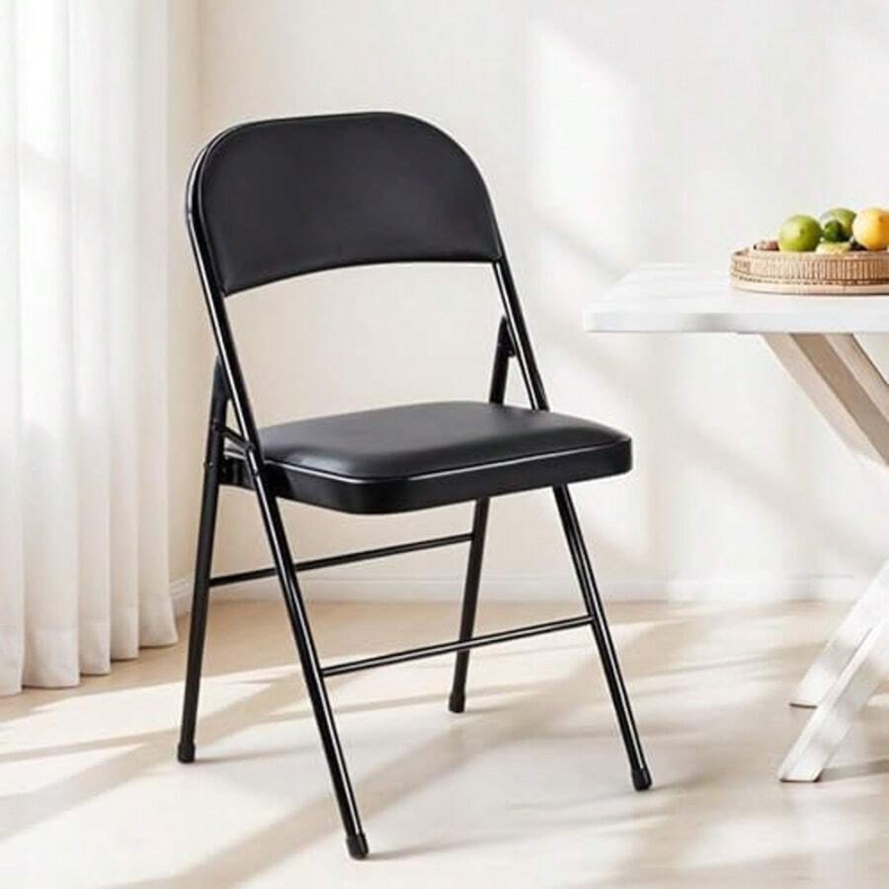 Folding Chair 4 Pack Leather P - đánh giá và giá Outdoor Indoor Camping