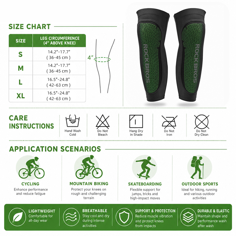 ROCKBROS Cool Sport Legs MTB C - đánh giá và giá Outdoor Camping Gear