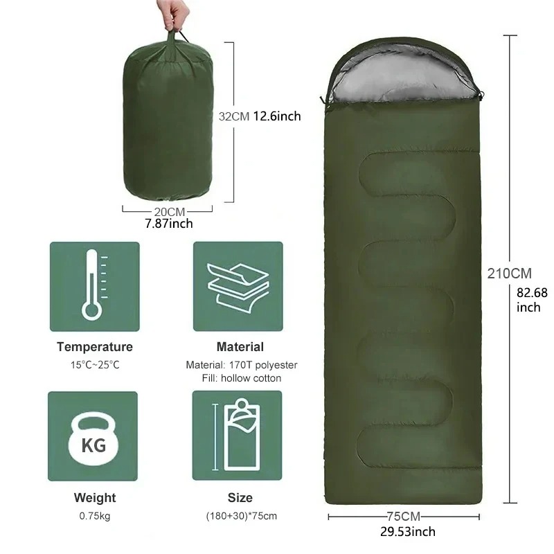 Camping Sleeping Bag Lightweig - đánh giá và giá Outdoor Camping Sleeping Bag