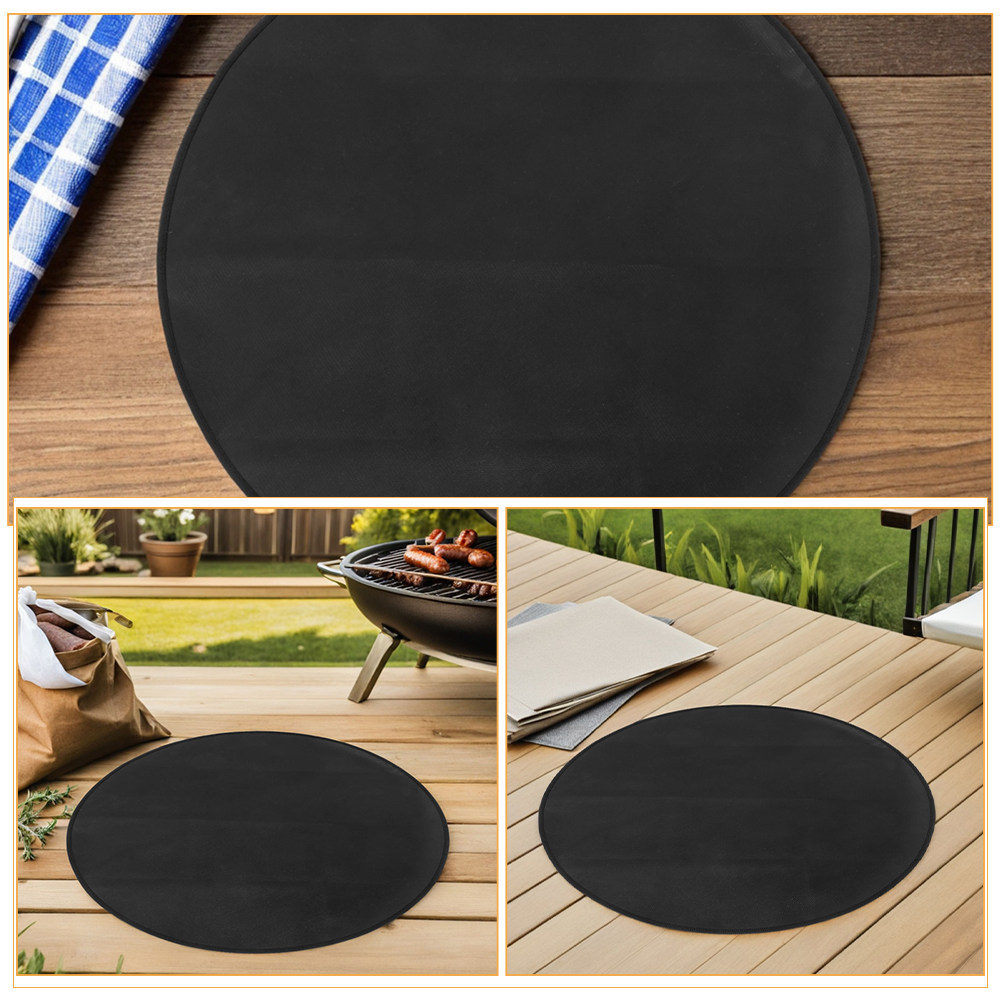 Round Fireproof Bbq Mat Heat R - đánh giá và giá Outdoor Camping Mat
