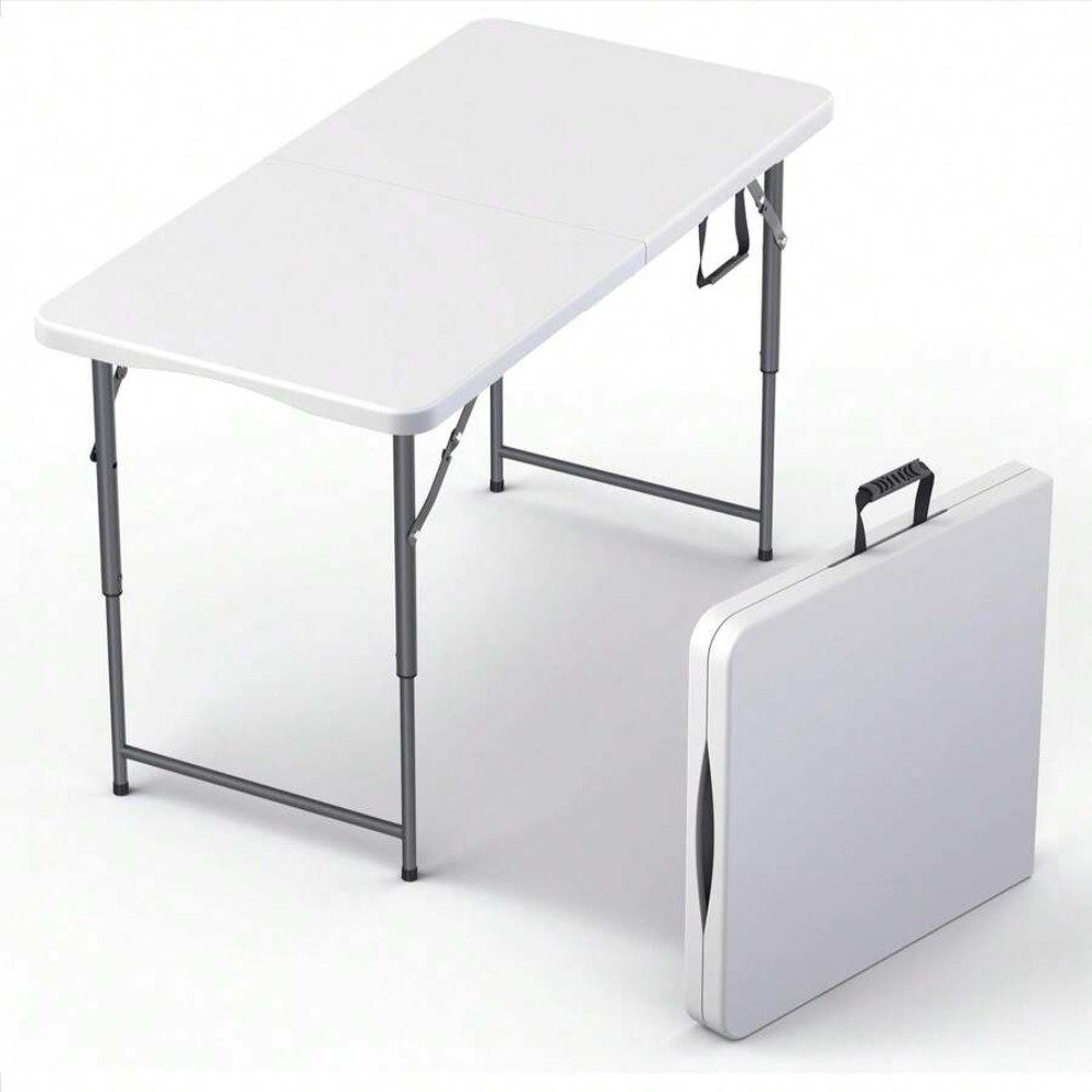 4FT Foldable Table Adjustable  - đánh giá và giá Outdoor Indoor Camping
