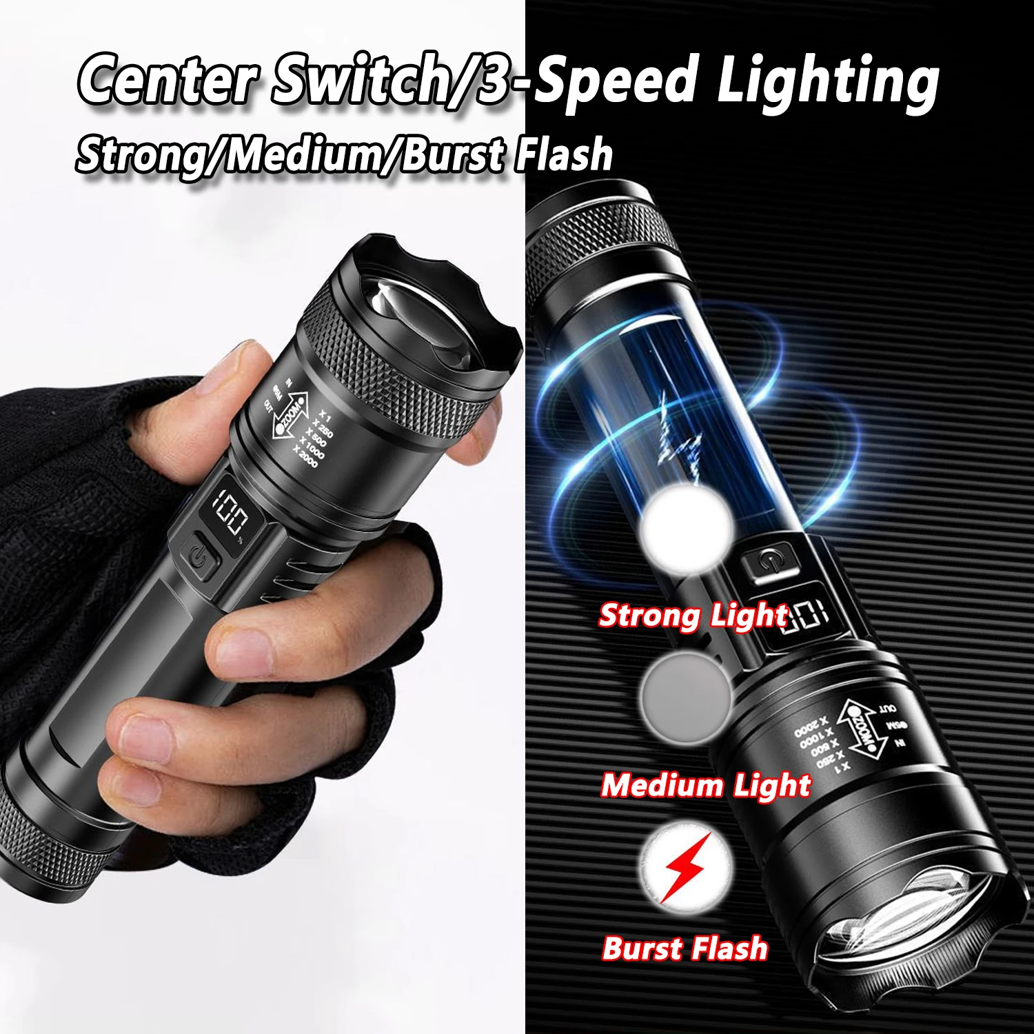 Ultra Bright LED Flashlight 20 - đánh giá và giá Outdoor Camping Lantern
