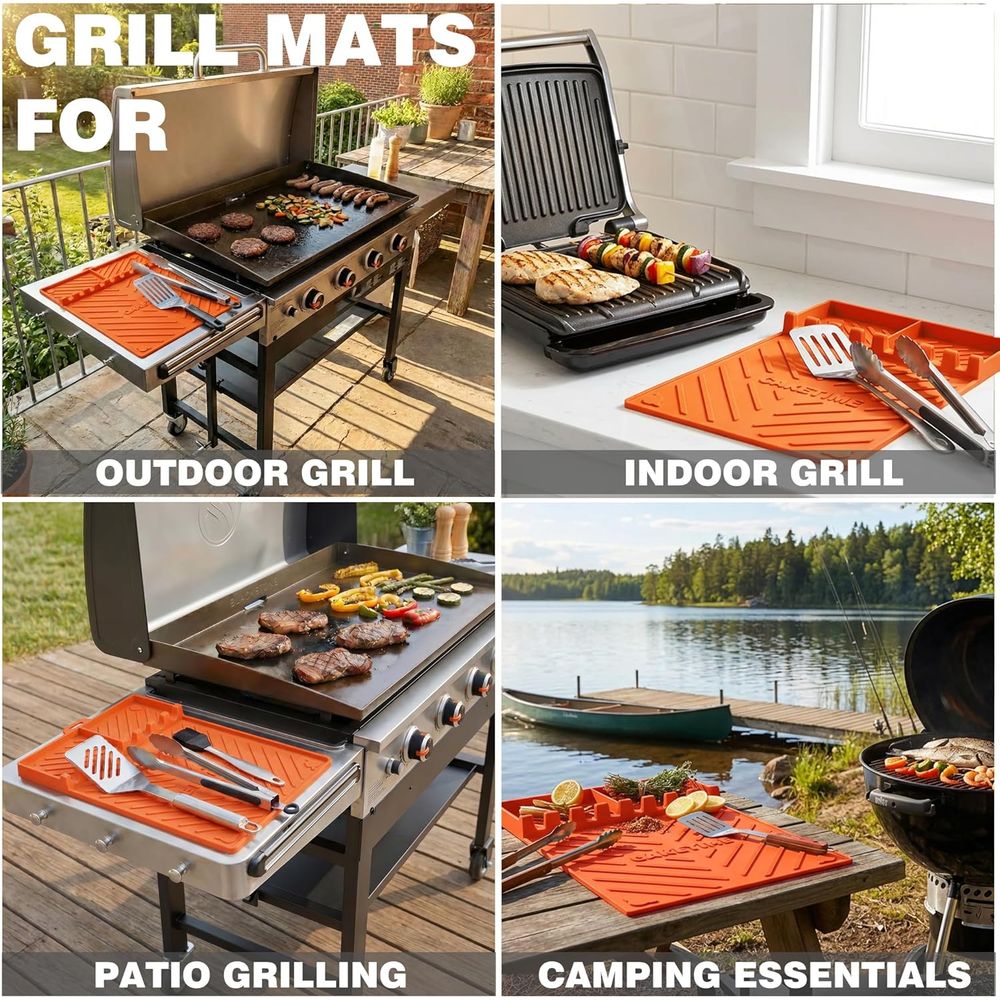 Silicone Grill Mats or Griddle - đánh giá và giá Outdoor Camping Mat