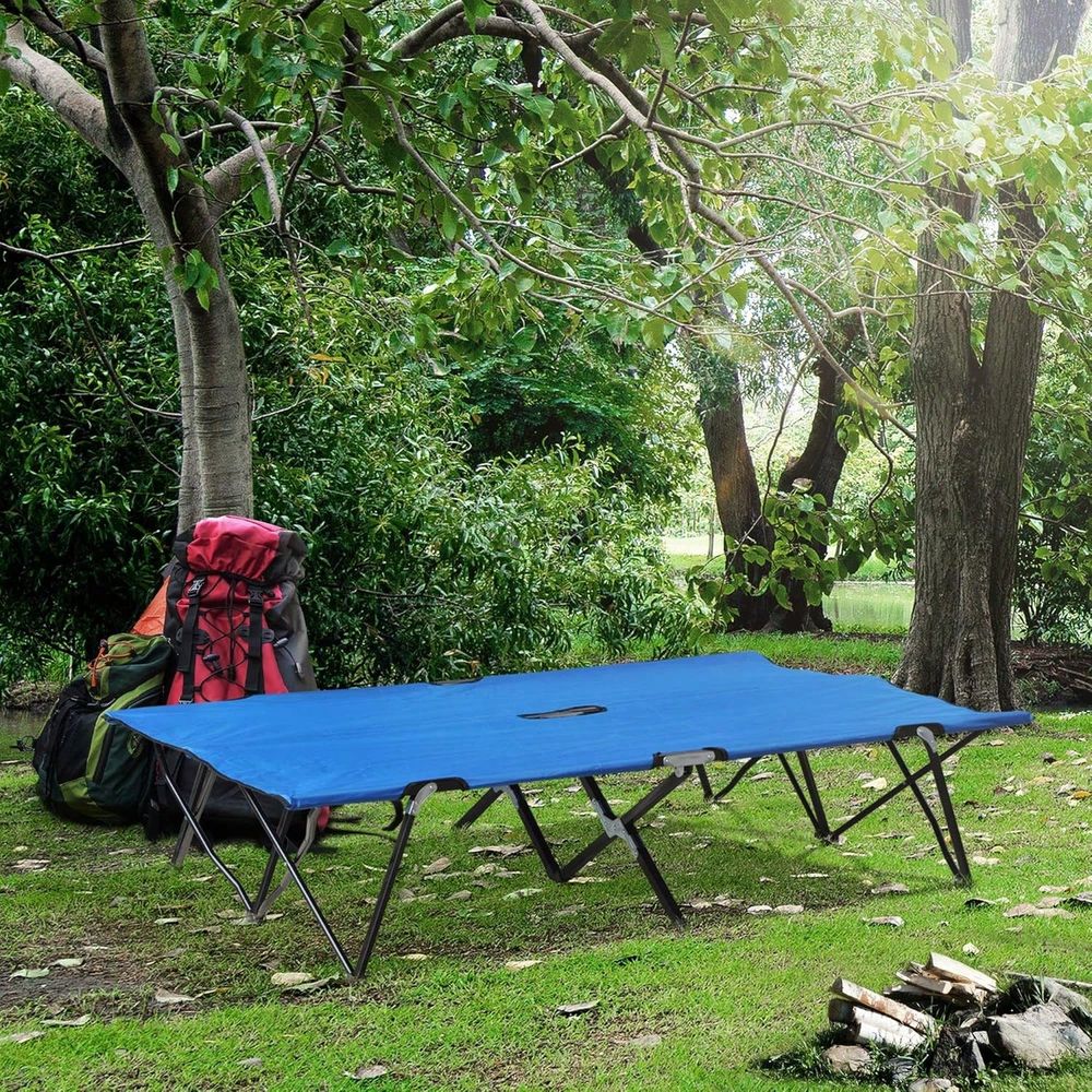 2 Person Folding Camping Cot F - đánh giá và giá Outdoor Camping Sleeping Bag