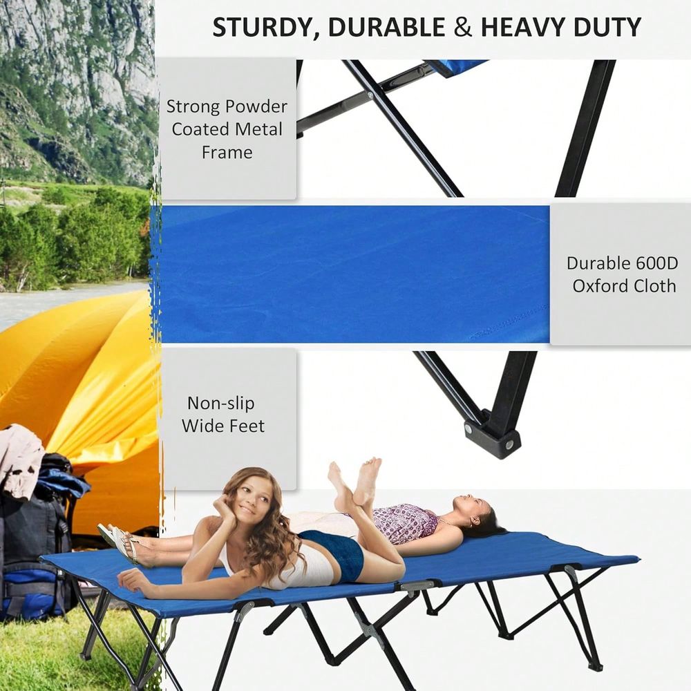 2 Person Folding Camping Cot F - đánh giá và giá Outdoor Camping Sleeping Bag