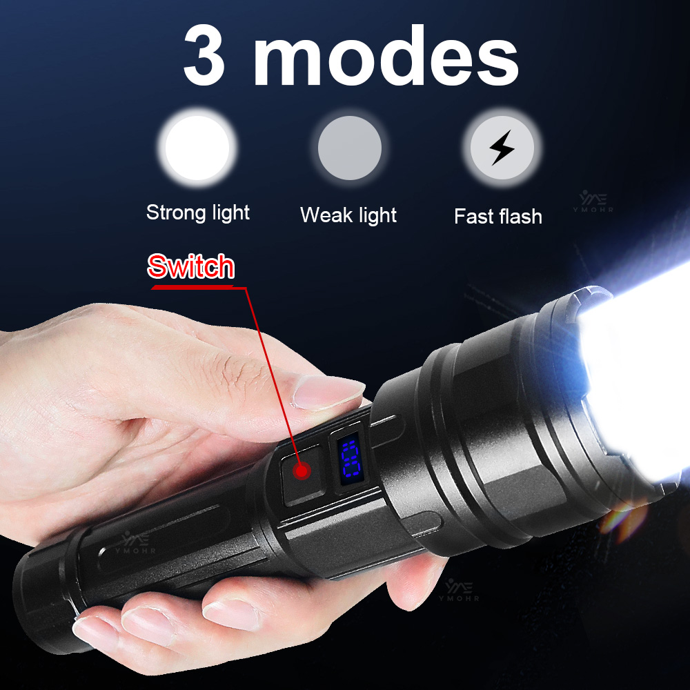 White Laser High Power Flashli - đánh giá và giá Outdoor Camping Lantern