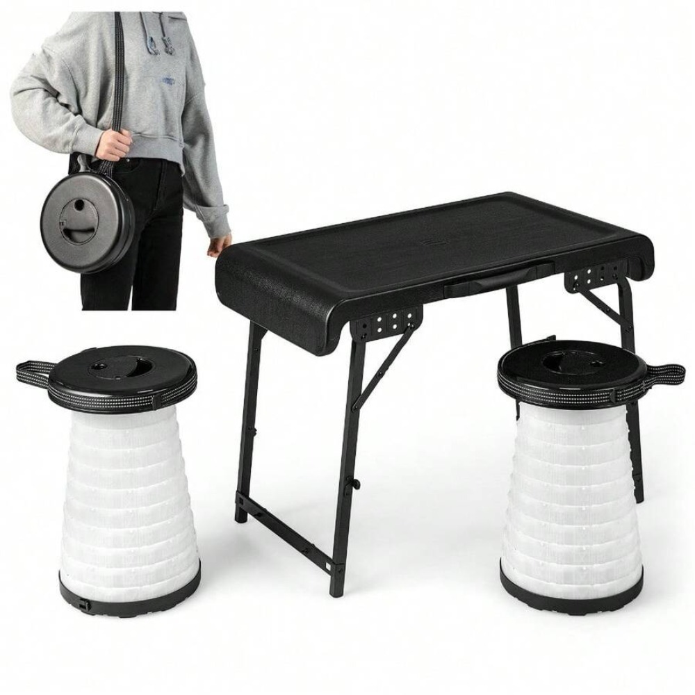 3 Piece Folding Camping Table  - đánh giá và giá Outdoor Camping Gear