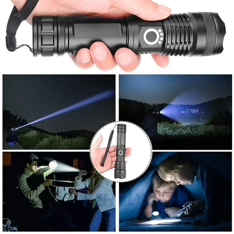 High Power XHP70 Led Flashligh - đánh giá và giá Outdoor Camping Lantern